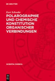 Cover von Polarographie und chemische Konstitution organischer Verbindungen