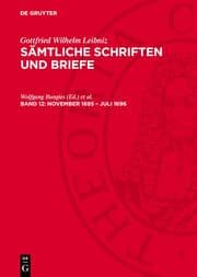 Cover von November 1695 - Juli 1696