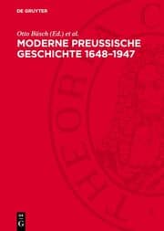 Cover von Moderne Preußische Geschichte 1648-1947