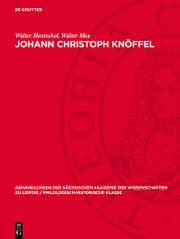 Cover von Johann Christoph Knöffel