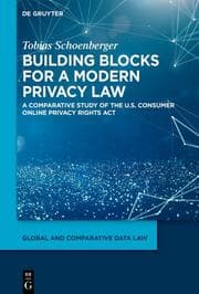 Cover von Building blocks for a modern privacy law