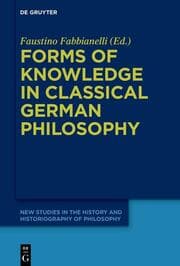 Cover von Forms of Knowledge in Classical German Philosophy
