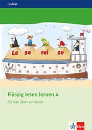 Cover von Flüssig lesen lernen 4. Für das Üben zu Hause