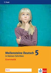 Cover von Meilensteine Deutsch in kleinen Schritten 5. Grammatik - Ausgabe ab 2016
