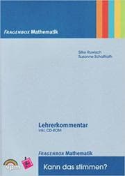 Cover von Fragenbox Mathematik. Kann das stimmen?