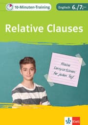 Cover von Klett 10-Minuten-Training Englisch Grammatik Relative Clauses 6./7. Klasse