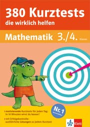 Cover von Klett 380 Kurztests, die wirklich helfen Mathematik 3./4. Klasse
