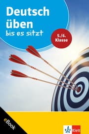 Cover von Klett Deutsch üben bis es sitzt 5./6. Klasse