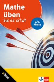 Cover von Klett Mathe üben bis es sitzt 5./6. Klasse