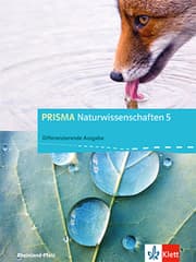 Cover von PRISMA Naturwissenschaften 5. Differenzierende Ausgabe Rheinland-Pfalz