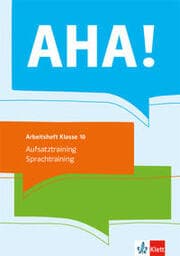 Cover von AHA! 10. Aufsatztraining/Sprachtraining