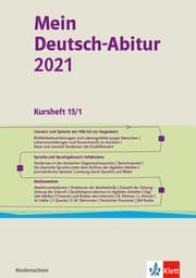 Cover von Mein Deutsch-Abitur 2021. Ausgabe Niedersachsen