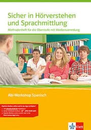 Cover von Sicher in Hörverstehen und Sprachmittlung. Methodenheft für die Oberstufe mit Multimedia-CD