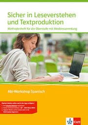 Cover von Sicher in Leseverstehen und Textproduktion. Methodenheft für die Oberstufe mit Multimedia-CD