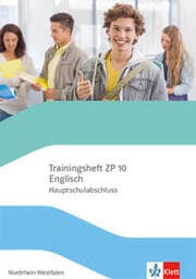 Cover von Trainingsheft ZP 10 Englisch. Hauptschulabschluss Nordrhein-Westfalen