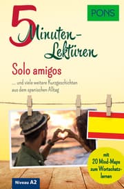 Cover von PONS 5-Minuten-Lektüren Spanisch A2 - Solo amigos