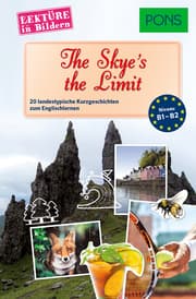 Cover von PONS Lektüre in Bildern Englisch - The Skyes the Limit