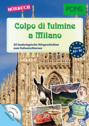 Cover von PONS Hörbuch Italienisch - Colpo di fulmine a Milano