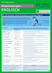 Cover von PONS Redewendungen auf einen Blick Englisch