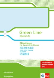 Cover von Green Line Oberstufe. Abiturthemen für das erhöhte Niveau, Zentralabitur Niedersachsen 2021