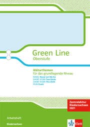 Cover von Green Line Oberstufe. Abiturthemen für das grundlegende Niveau, Zentralabitur Niedersachsen 2021