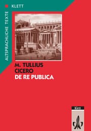 Cover von Cicero: De re publica. Teilausgabe: Textband mit Wort- und Sacherläuterungen