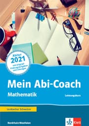 Cover von Mein Abi-Coach Mathematik 2021. Ausgabe Nordrhein-Westfalen - Leistungskurs