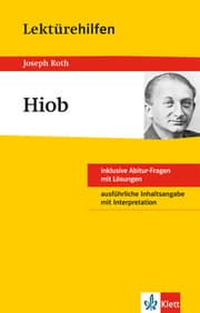 Cover von Klett Lektürehilfen Joseph Roth, Hiob