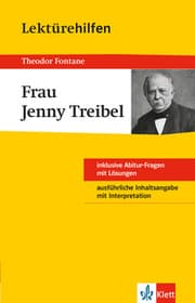 Cover von Klett Lektürehilfen Theodor Fontane, Frau Jenny Treibel