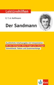 Cover von Klett Lektürehilfen E.T.A. Hoffmann, Der Sandmann
