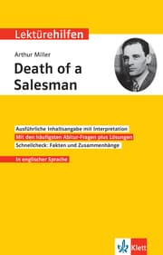 Cover von Klett Lektürehilfen Arthur Miller, Death of a Salesman