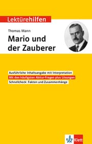 Cover von Klett Lektürehilfen Thomas Mann, Mario und der Zauberer
