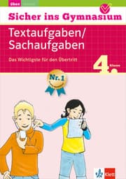 Cover von Klett Sicher ins Gymnasium Textaufgaben / Sachaufgaben 4. Klasse