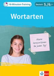 Cover von Klett 10-Minuten-Training Deutsch Wortarten 5./6. Klasse