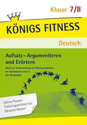Cover von Aufsatz - Argumentieren und Erörtern. Deutsch Klasse 7/8