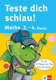 Cover von Teste dich schlau Mathe 2.-4. Klasse
