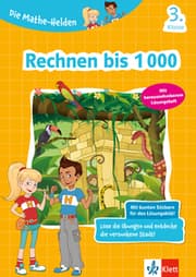 Cover von Klett Die Mathe-Helden: Rechnen bis 1000,3. Klasse