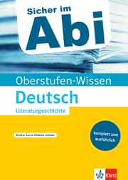 Cover von Klett Sicher im Abi Oberstufen-Wissen Deutsch - Literaturgeschichte