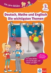 Cover von Klett Deutsch, Mathe und Englisch Die wichtigsten Themen 3. Klasse
