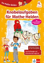 Cover von Klett Die Mathe-Helden: Knobelaufgaben für Mathe-Helden 4. Klasse
