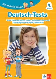 Cover von Klett Die Deutsch-Helden: Deutsch-Tests 4. Klasse