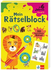 Cover von Klett Mein Rätselblock ab 6 Jahren Band 2