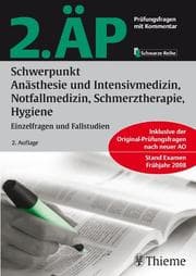 Cover von 2. ÄP Schwerpunkt Anästhesie und Intensivmedizin, Notfallmedizin, Schmerztherapie