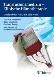 Cover von Transfusionsmedizin - Klinische Hämotherapie