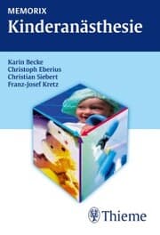 Cover von Memorix Kinderanästhesie