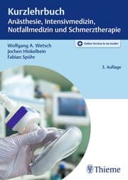 Cover von Kurzlehrbuch Anästhesie, Intensivmedizin, Notfallmedizin und Schmerztherapie