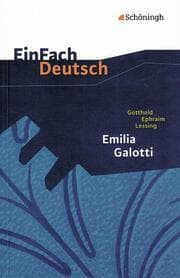 Cover von Gotthold Ephraim Lessing: Emilia Galotti
