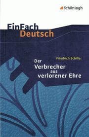 Cover von Friedrich Schiller: Der Verbrecher aus verlorener Ehre