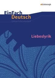 Cover von Liebeslyrik
