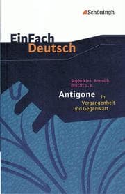 Cover von Antigone in Vergangenheit und Gegenwart